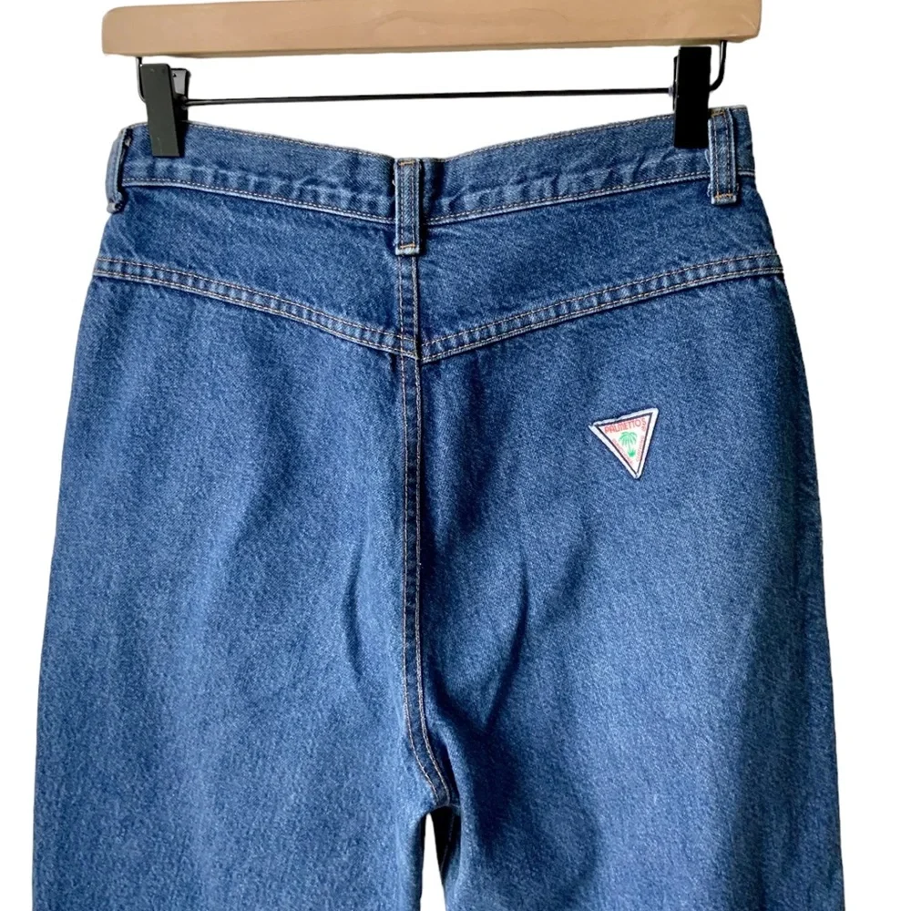 Vintage PALMETTO’S High Waisted Mom Jeans V-Panel 80’s 90’s Y2K Blue Size 9
